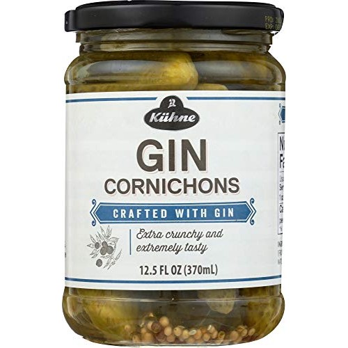 Kuhne: Gin Cornichons, 12.5 Oz 2 Pack