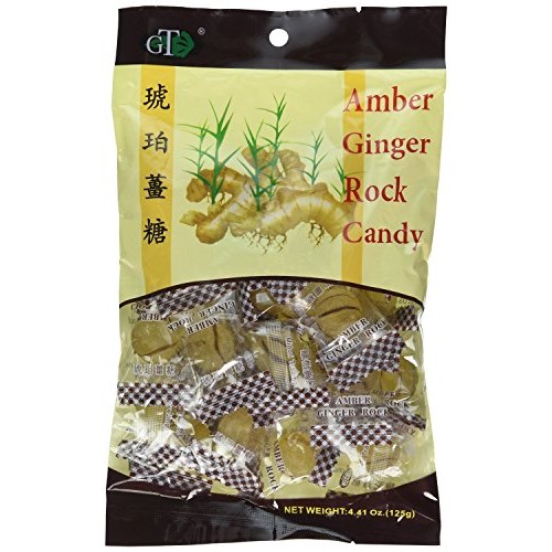 Amber Ginger Rock Candy 8-Pack