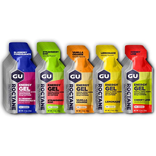Gu Energy Roctane Ultra Endurance Energy Gel, 24-Count, Assorted