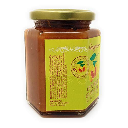 Guava Gourmet Guava Jam 12Oz, Jar, Fresh Tropical Guava Fruit
