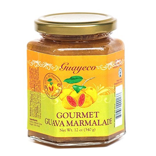 Guava Gourmet Marmalade 12Oz, Jar With Tropical Fruit Chunks;