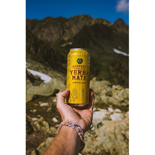Guayaki, Tea Yerba Mate Lemon Elation Organic, 16 Fl Oz, 12 Pack