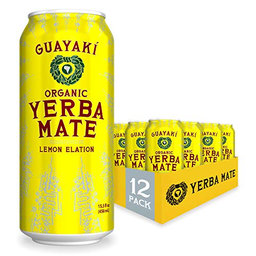 Guayaki, Tea Yerba Mate Lemon Elation Organic, 16 Fl Oz, 12 Pack