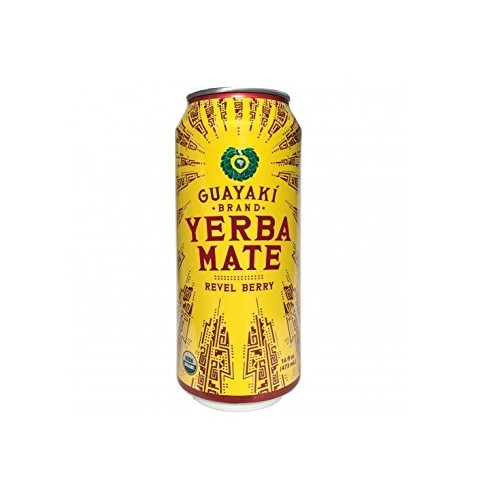 Guayaki Organic Yerba Mate, Revel Berry, 15.5 Ounce Pack Of 12