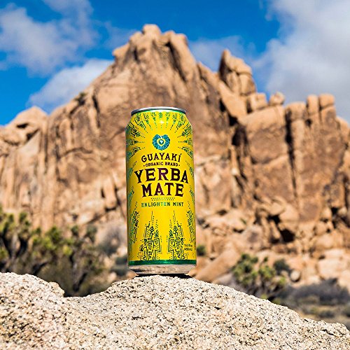 Guayaki Organic Yerba Mate, Enlighten Mint, 15.5 Ounce Pack Of 12 Guayaki Organic Yerba Mate, Enlighten Mint, 15.5 Ounce Pack Of 12