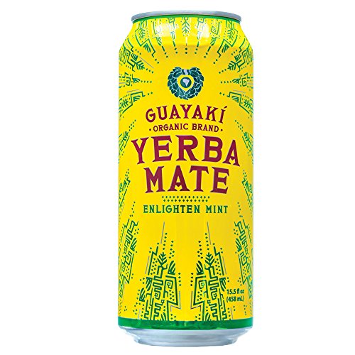 Guayaki Organic Yerba Mate, Enlighten Mint, 15.5 Ounce Pack Of 12 Guayaki Organic Yerba Mate, Enlighten Mint, 15.5 Ounce Pack Of 12