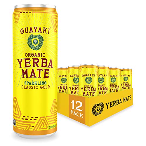 Guayaki Yerba Mate, Classic Gold, Organic Sparkling Alternative