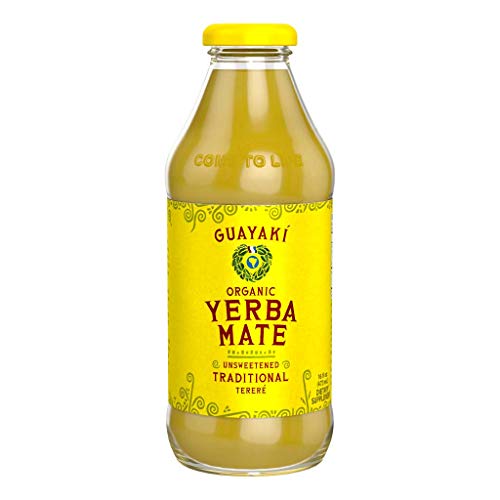 Guayaki Yerba Mate Unsweetened Terere, Organic Energy Drink 16 O...