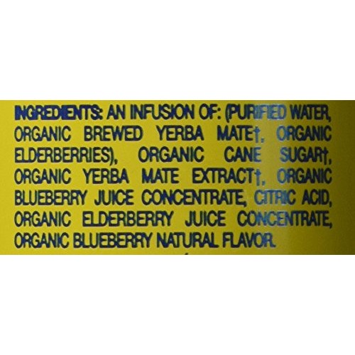 Organic Yerba Mate, Bluephoria, 16 Ounce Pack Of 12