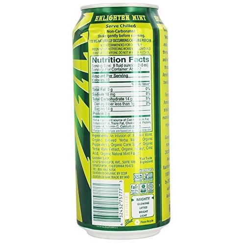 Guayaki Yerba Mate - Enlighten Mint - 16Oz.Pack Of 16