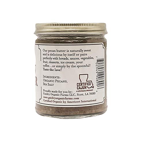 Usda Certified Organic Pecan Butter, Handmade, Small Batches, Ke