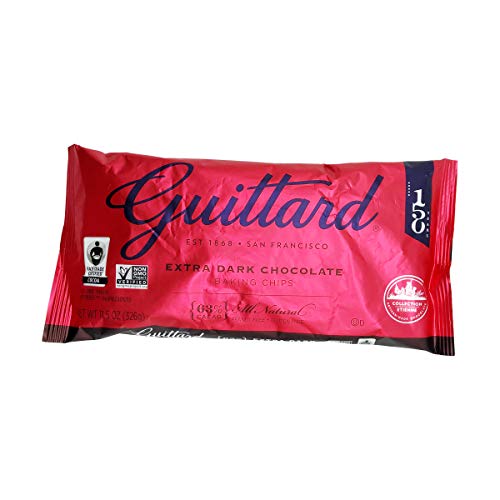 Guittard Baking Chips, 63% Extra Dark Chocolate, 11.5 Oz