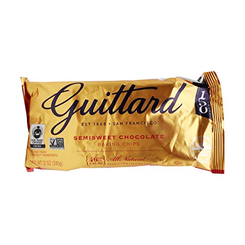 Guittard Baking Chips, Semi Sweet Chocolate, 12 Oz