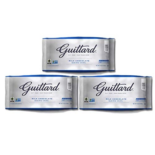 Guittard Milk Chocolate Baking Chips 11.50 Oz Pack Of 3