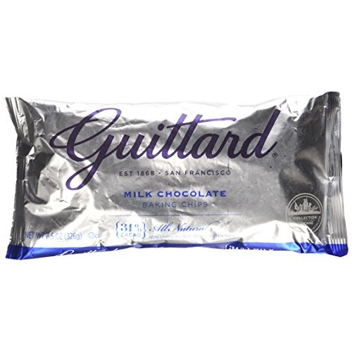 Guittard, Real Milk Chocolate Baking Chips, 11.5Oz Bag Pack Of 4