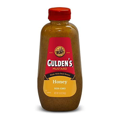 Guldens Honey Mustard Squeeze Bottle, 12 Oz. Pack Of 12
