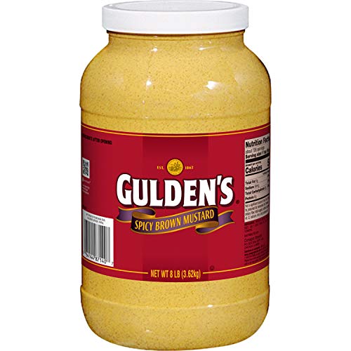 Guldens Spicy Brown Mustard - 8 Lbs 3.62 Kg