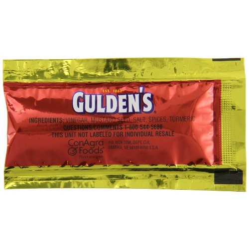Guldens Spicy Brown Mustard, 128 Ounce Pack Of 4