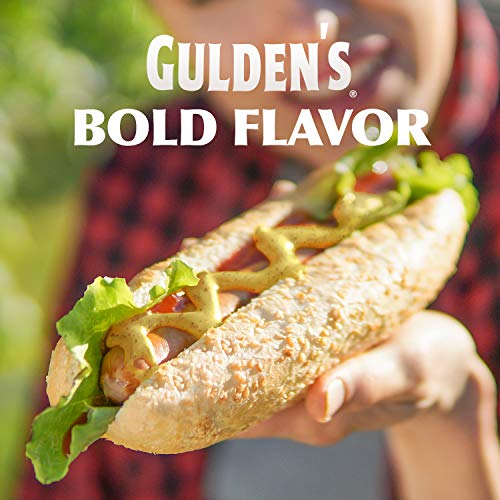 Guldens Spicy Brown Squeeze Bottle Mustard 12 oz Pack of 12
