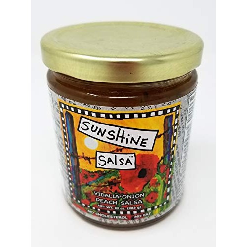 Gullah Gourmet - Vidalia Onion Peach Salsa - Sunshine Salsa - 10