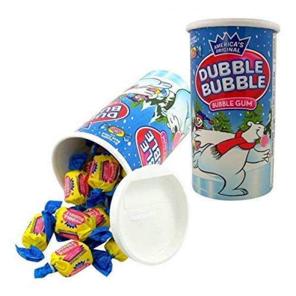 Dubble Bubble Gum Candy Coin Bank, 5 Inch, Pack Of 2