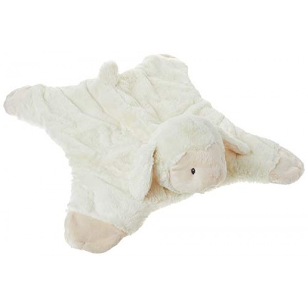 Baby GUND Lamb Comfy Cozy Stuffed Animal Plush Blanket, Cream, 24