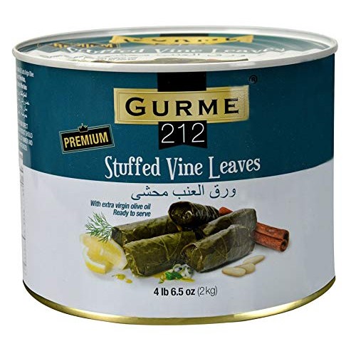 Gurme212 Premium 4.4 Lbs Stuffed Vine Leaves Dolmades With Oli