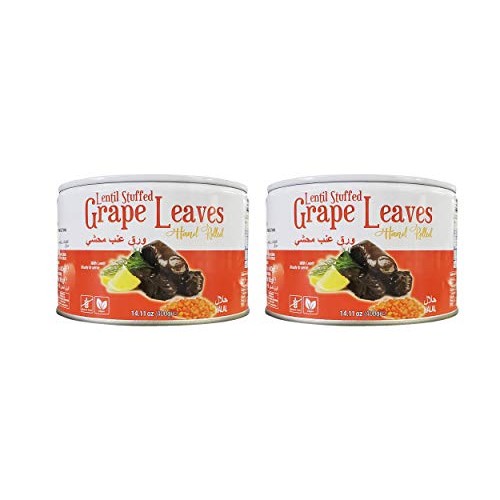 Gurme212 Turkish Hand Rolled Lentil Stuffed Grape Leaves - Vegan