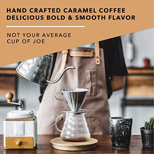 Guru Coffee Company Ground Coffee Light Roast, Caramel Cream Fla