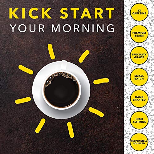 Guru Coffee Company High Caffeine Medium Roast Ground Coffee, Na