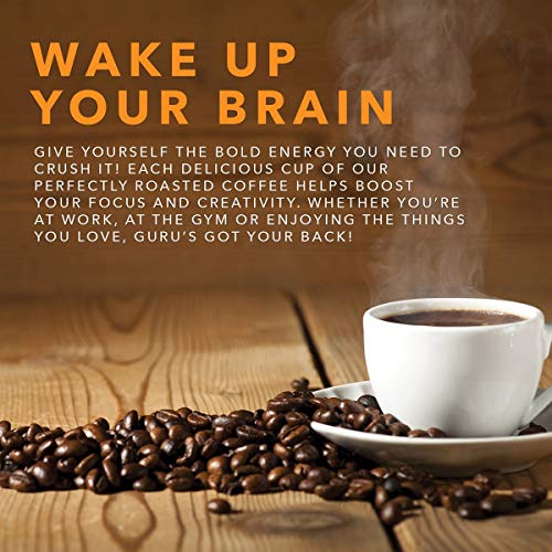 Guru Coffee Company Premium Medium Roast Ground Coffee, Single O