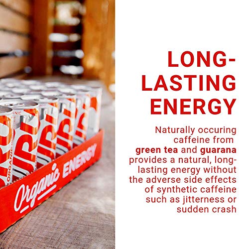 Guru Lite Organic Energy - Low Sugar Vegan Drink With Green Tea,