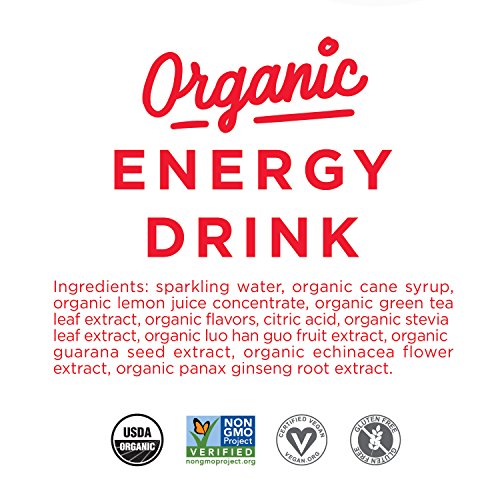 Guru Lite Organic Low Calorie Energy Drink With Green Tea, 12 Ou
