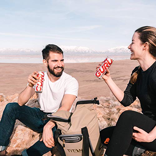 Guru Lite Organic Low Calorie Energy Drink With Green Tea, 12 Ou