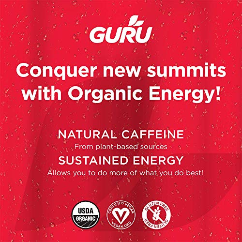 Guru Organic Energy Drink With Green Tea &Amp; Guarana, 8.4 Ounce P