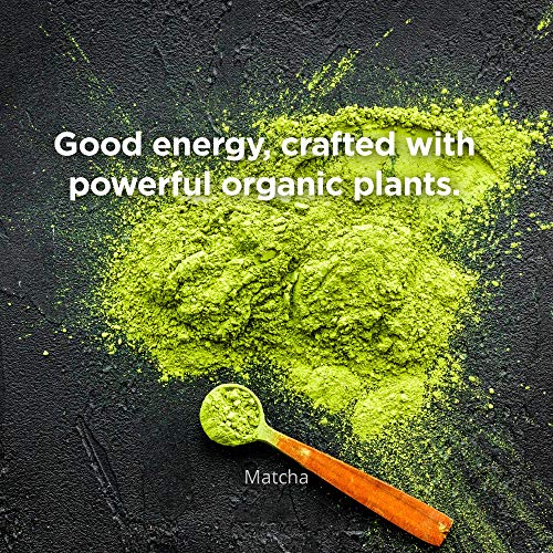 Guru Organic Matcha Low Calorie Energy Drink With Green Tea, 12