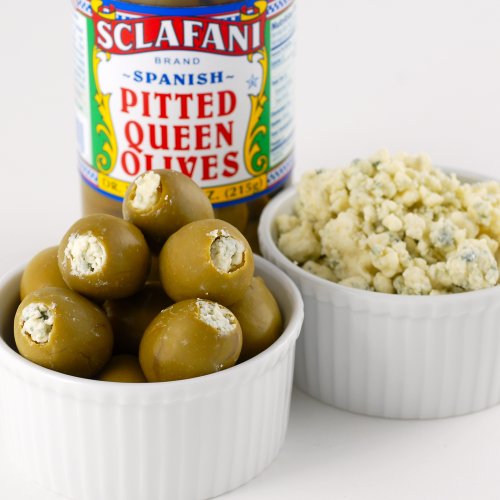 Colossal Pitted Martini Olives Make The Best Blue Cheese Stuffed