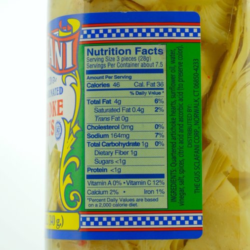 Quartered Marinated Artichoke Hearts 12 Oz Glass Jars