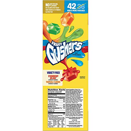 Fruit Fruit Fruit Gushers Variety Pack, Strawberry Splash &Amp; Trop