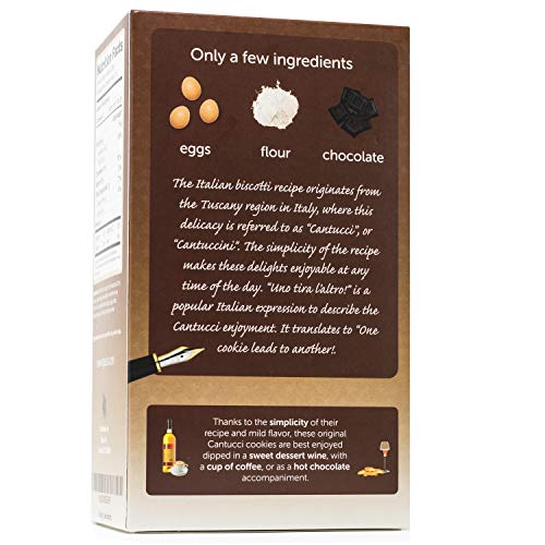 Gusta Authentic Biscotti Cookies Made in Tuscany, Italy - Chocol...