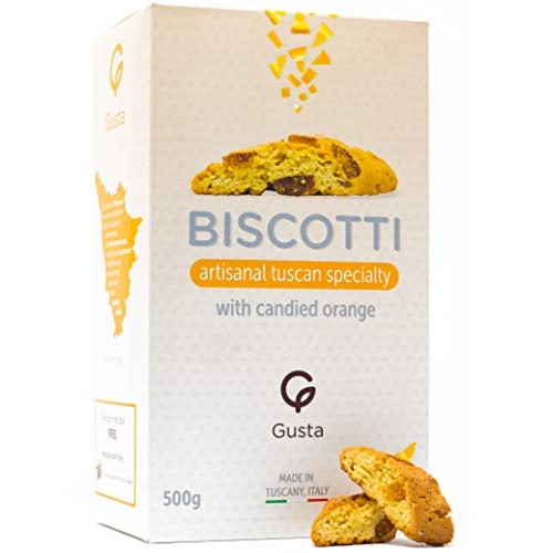 Gusta Authentic Biscotti Cookies Made In Tuscany, Italy - Candie