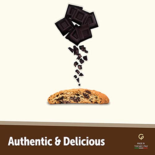 Gusta Authentic Biscotti Made In Tuscany, Italy - Chocolate Chip