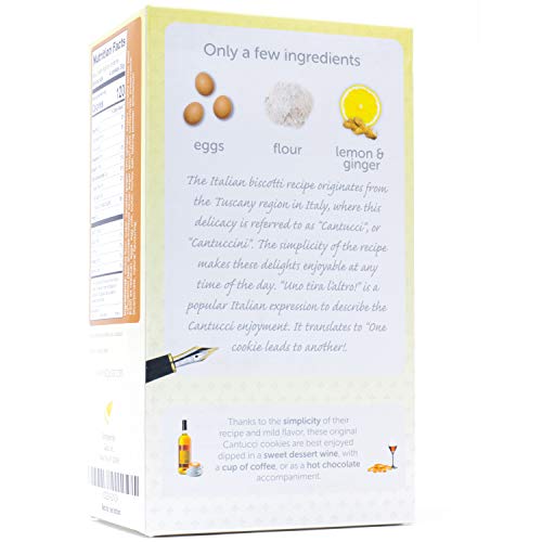 Gusta Authentic Soft Biscotti Cookies Made In Tuscany, Italy - C