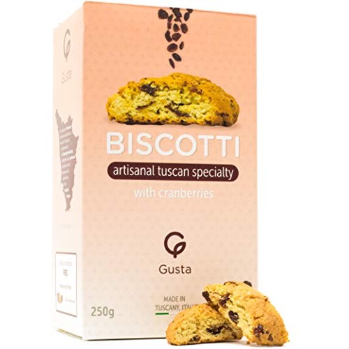 Gusta Authentic Soft Biscotti Cookies Made In Tuscany, Italy - C