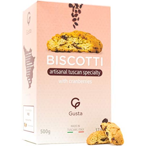 Gusta Authentic Soft Biscotti Cookies Made In Tuscany, Italy - C
