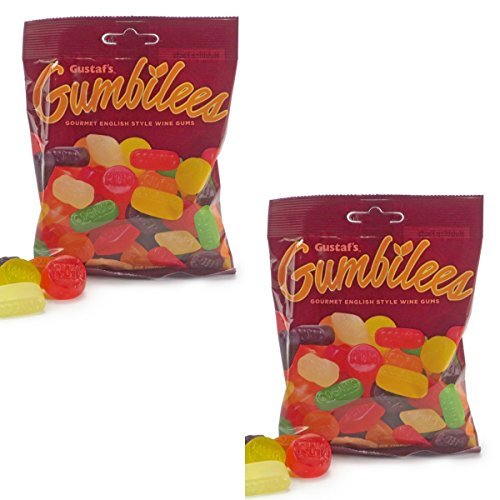 Gustafs Gumbilees Two Pack - Gourmet English Style Wine Gums -