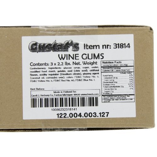 Gustafs Juicy Grape Licorice Laces - 2 Lb. Bag