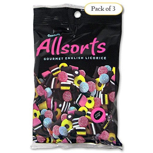 Gustafs Allsorts Gourmet English Licorice – Natural Color &Amp; Fla