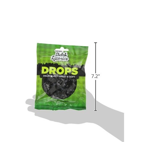 Gustafs Dutch Licorice Drops, 5.2-Ounce Bags Pack Of 12