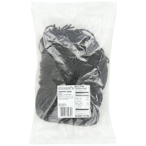 Gustafs Licorice Laces, 2-Pound Bags Pack Of 3
